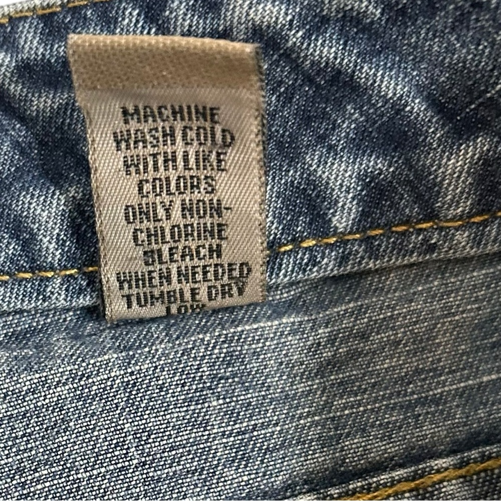 I.E. Women’s Petite Relaxed Blue Bootcut Jeans, Petite Size 8P - Picture 10 of 11